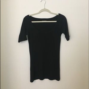 Michael Stars plain black t-shirt